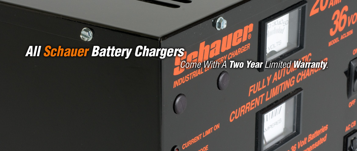 All Schauer Battery Chargers Come With A Two Year Limited Warranty.